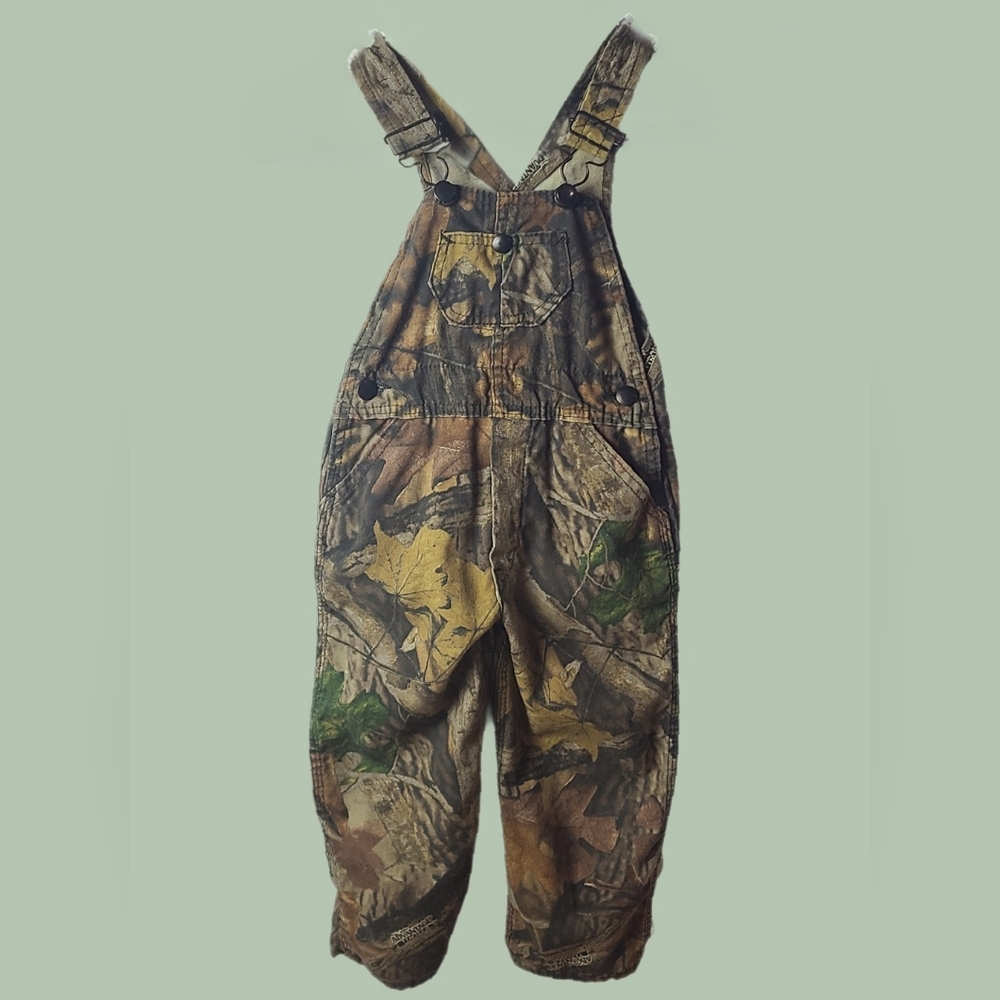 Green and Brown Camouflage Hunting Overalls